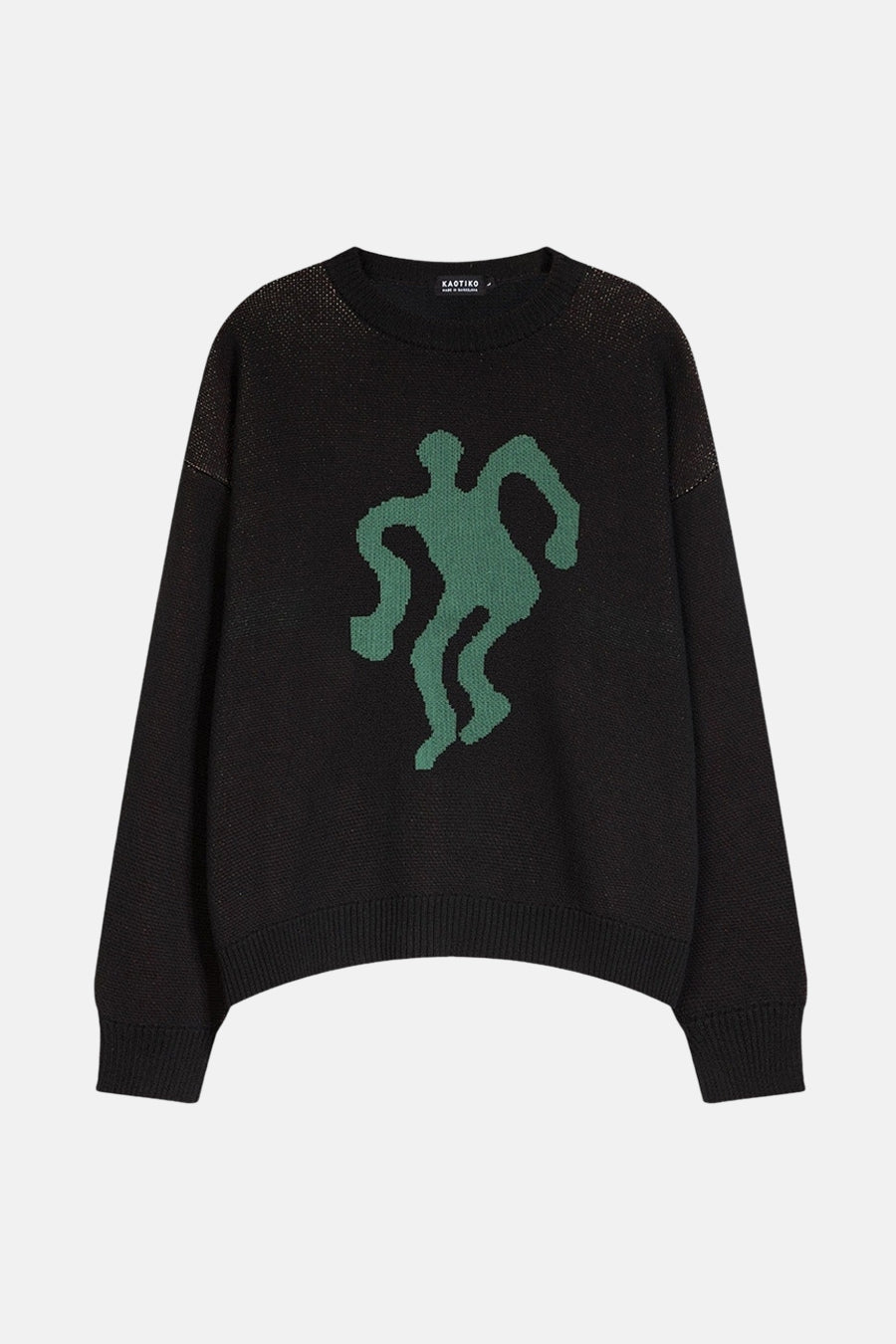 Pull à col rond - noir