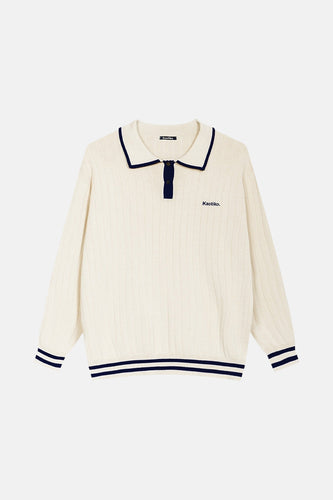 Pull à col rond - écru