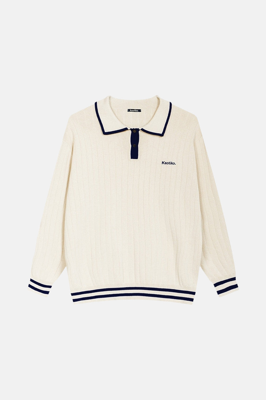 Pull à col rond - écru