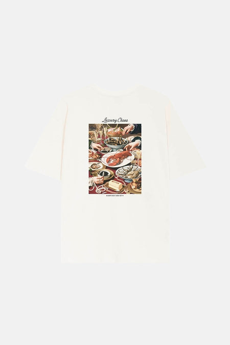T-shirt (manches courtes) Écru - KAOTIKO