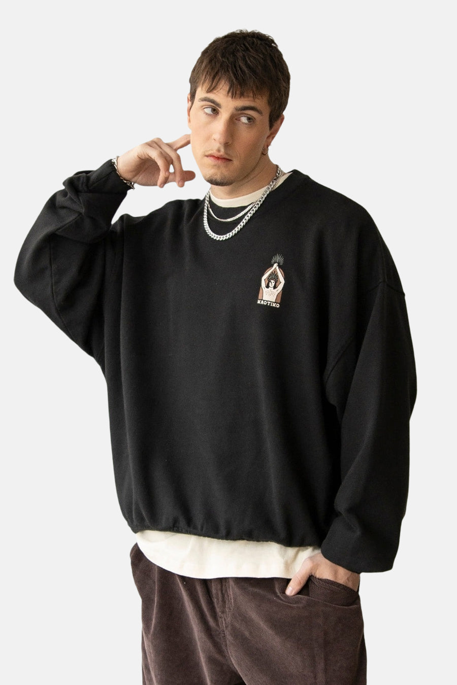 Sweat - noir - KAOTIKO