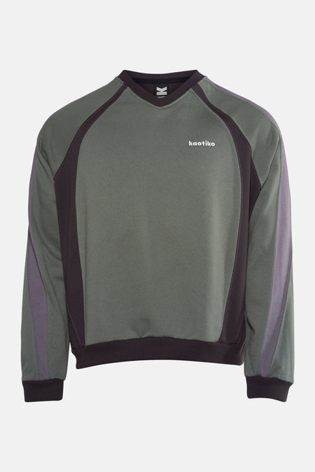 Sweat col O vert - KAOTIKO