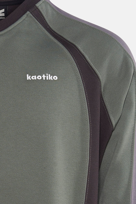 Sweat col O vert - KAOTIKO