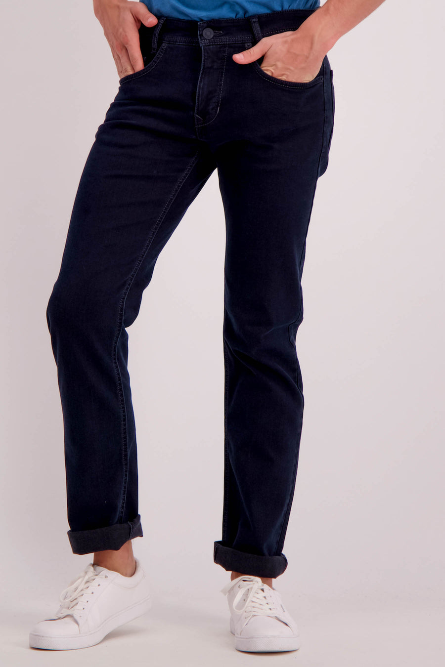 ARNE - blue black denim - MAC