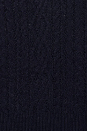 Pull col O - bleu