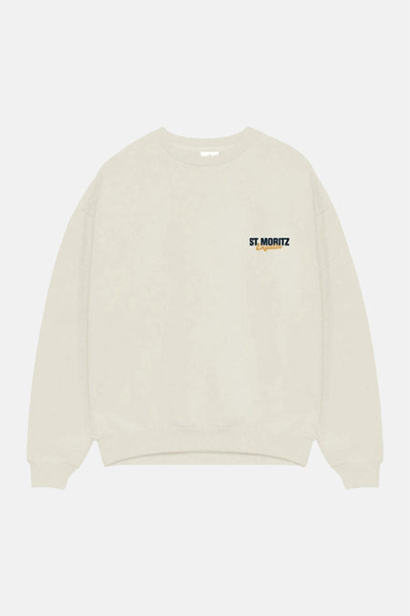 Sweat col O - écru
