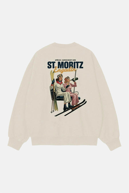 Sweat col O - écru