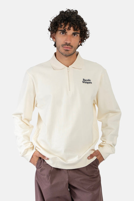 Sweat col O - écru