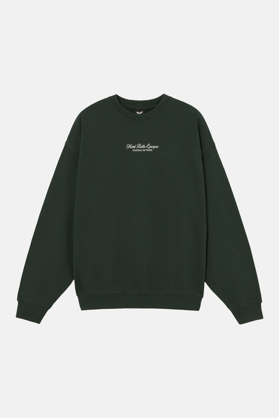 Sweat col O - vert