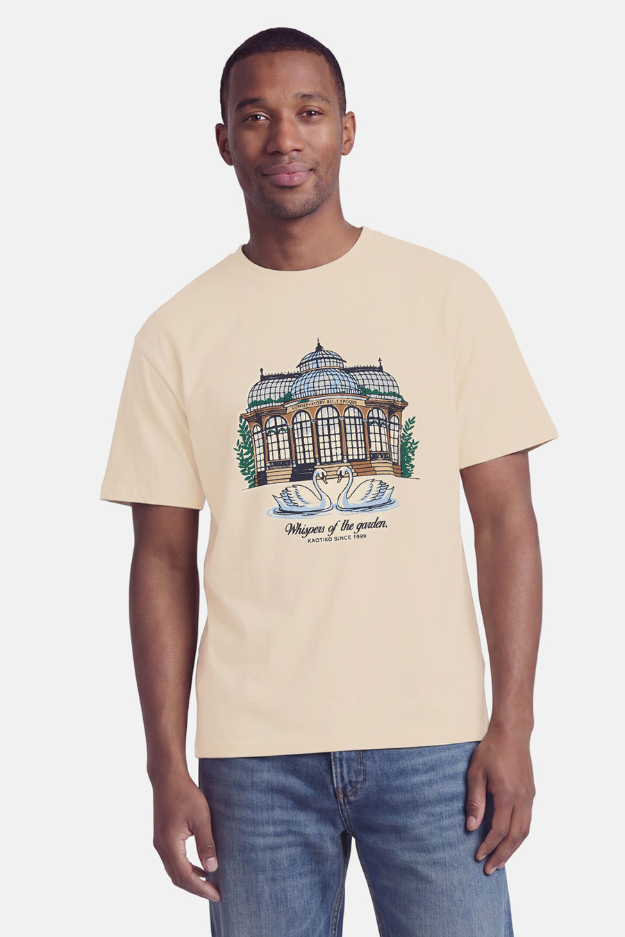 T-shirt à manches courtes - écru