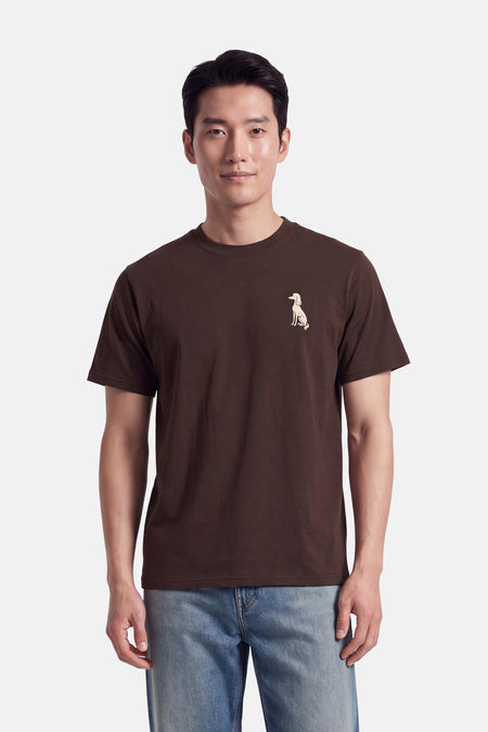 T-shirt (manches courtes) brun - KAOTIKO