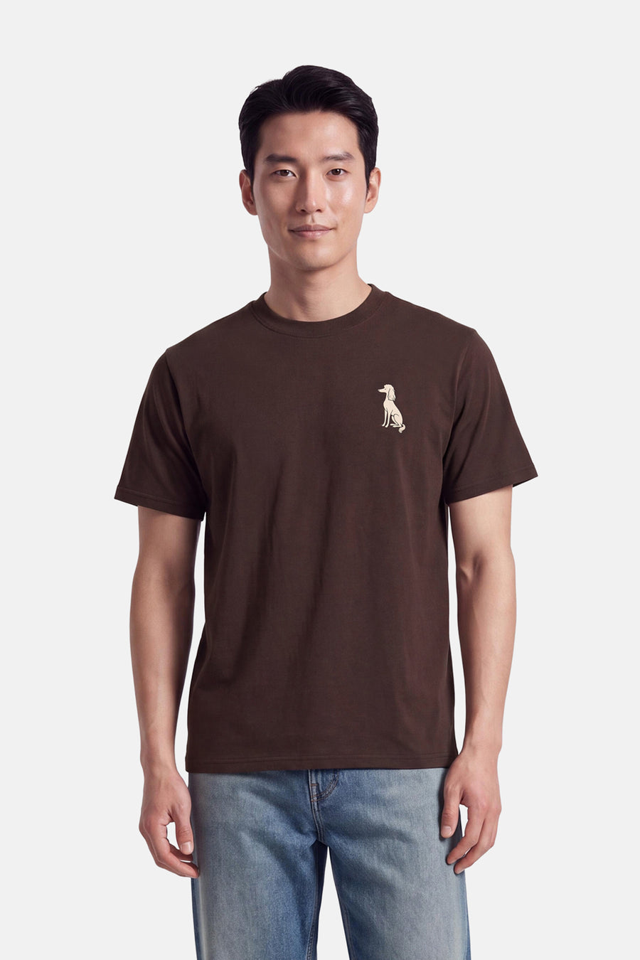 T-shirt à manches courtes - brun