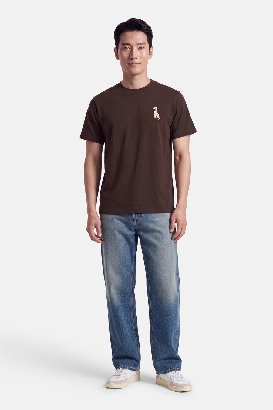 T-shirt à manches courtes - brun