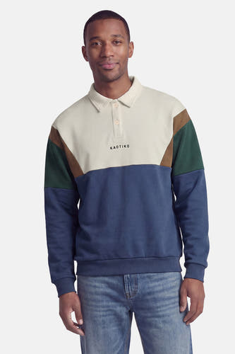 Sweat col O - multicolore