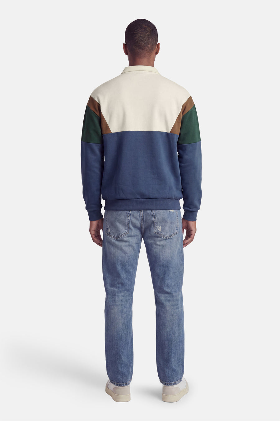 Sweat col O - multicolore