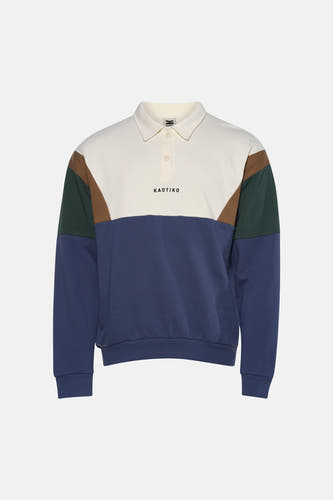 Sweat col O - multicolore