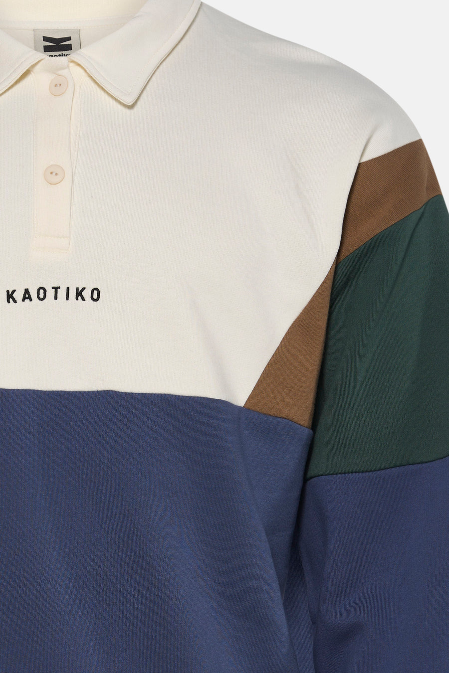 Sweat col O - multicolore