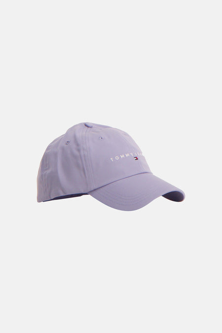Chapeau brun de TOMMY JEANS, avec logo brodé sur l'avant, en tissu doux.