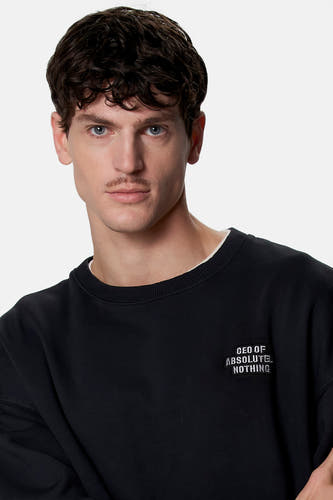Sweat col O - noir
