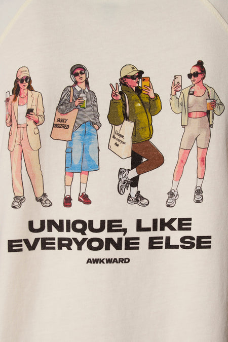 T-shirt à manches courtes - écru