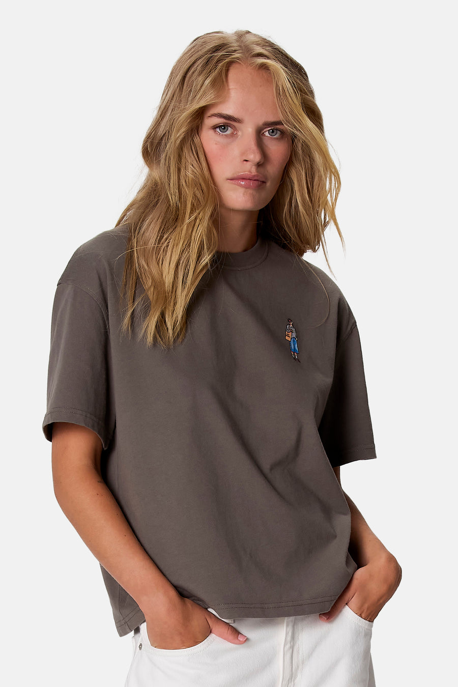 T-shirt à manches courtes - gris