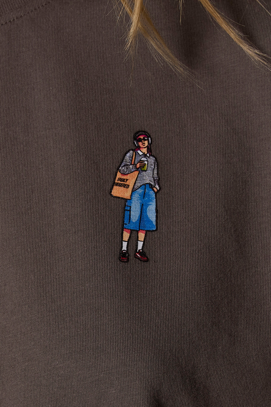 T-shirt à manches courtes - gris