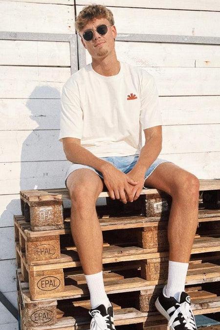 T-shirt à manches courtes - Écru