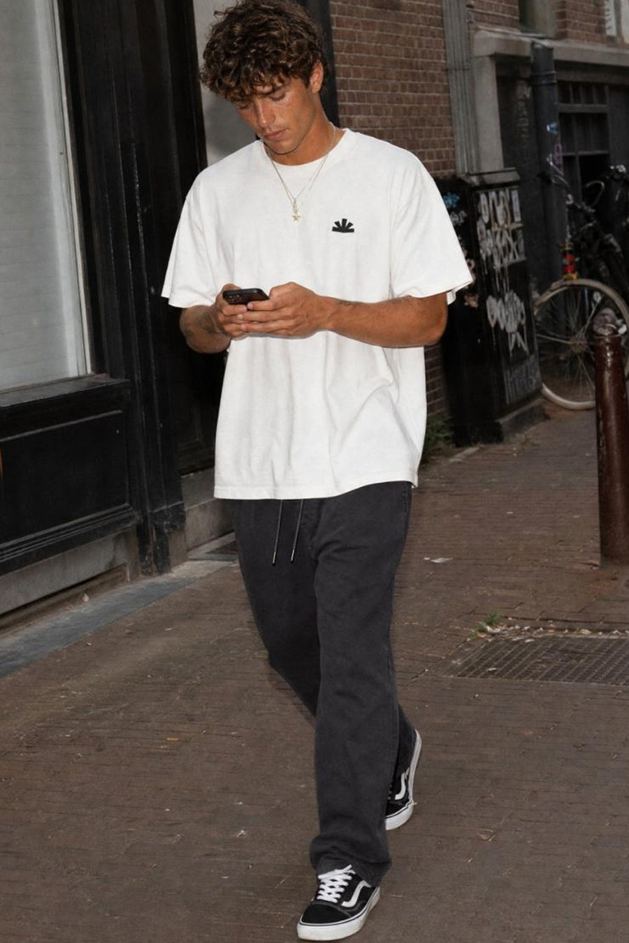 T-shirt à manches courtes - Écru