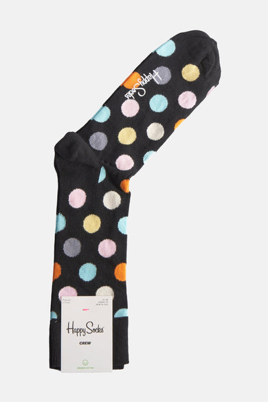 Chaussettes multicolores de Happy Socks, avec un motif à points dans différentes couleurs.