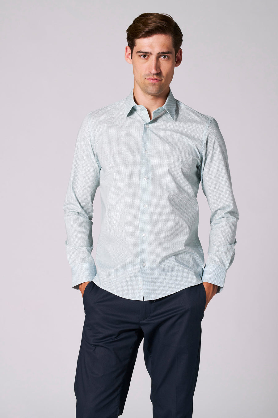 Chemise à manches longues - vert - Bruce & Butler