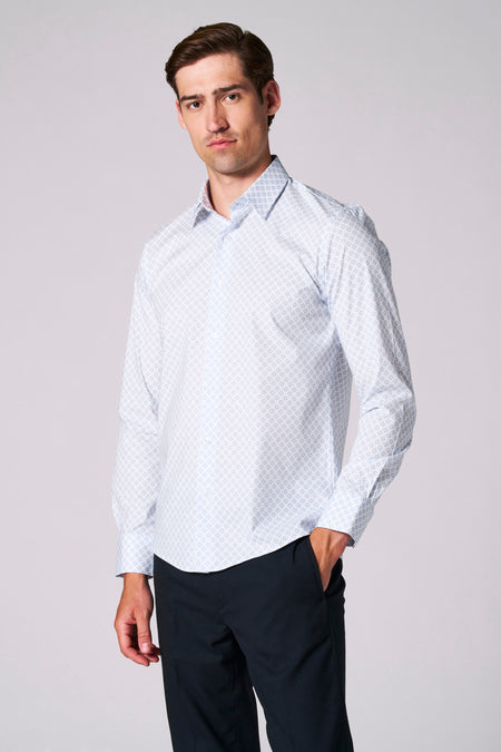 Chemise à manches longues - bleu