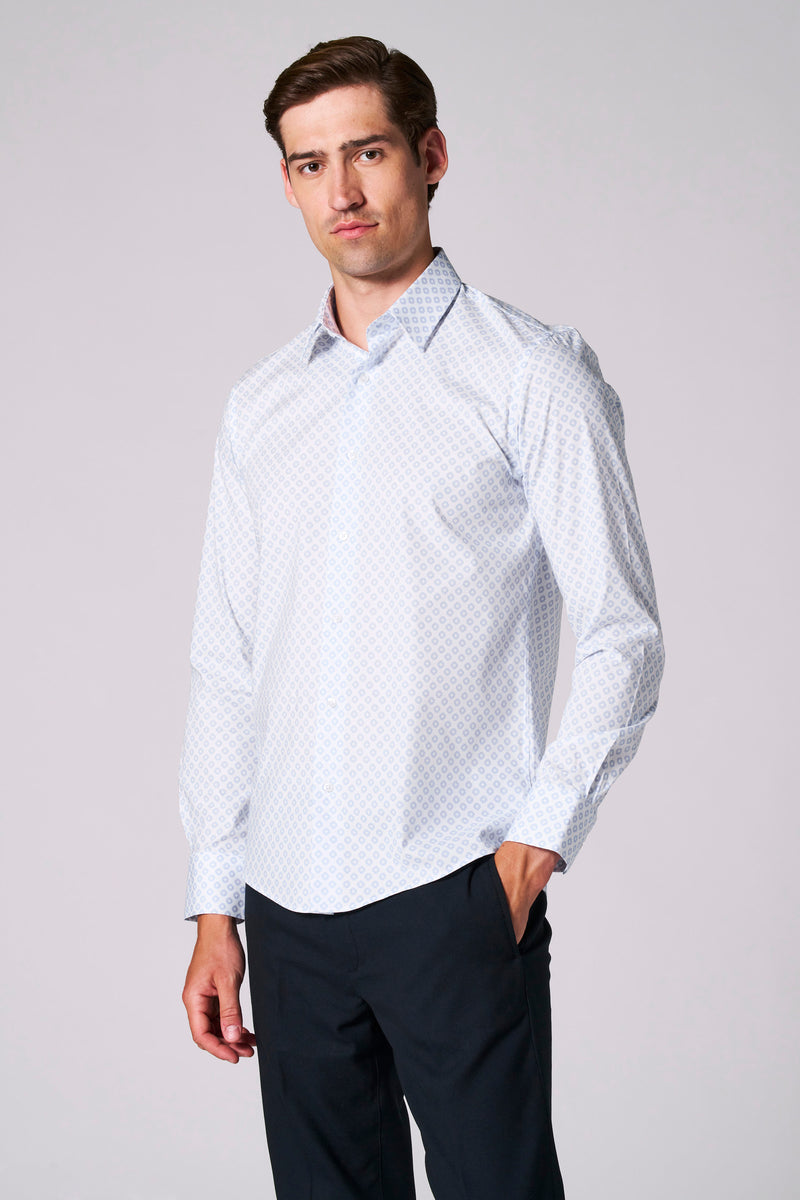 Chemise à manches longues - bleu