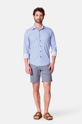 Chemise à manches longues - bleu