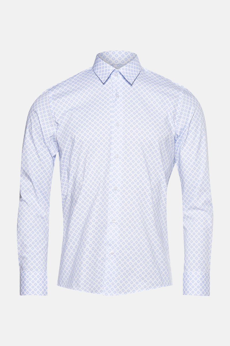 Chemise à manches longues - bleu