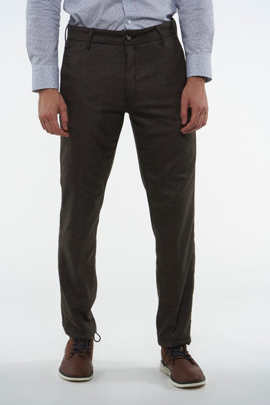 Pantalon costume - brun