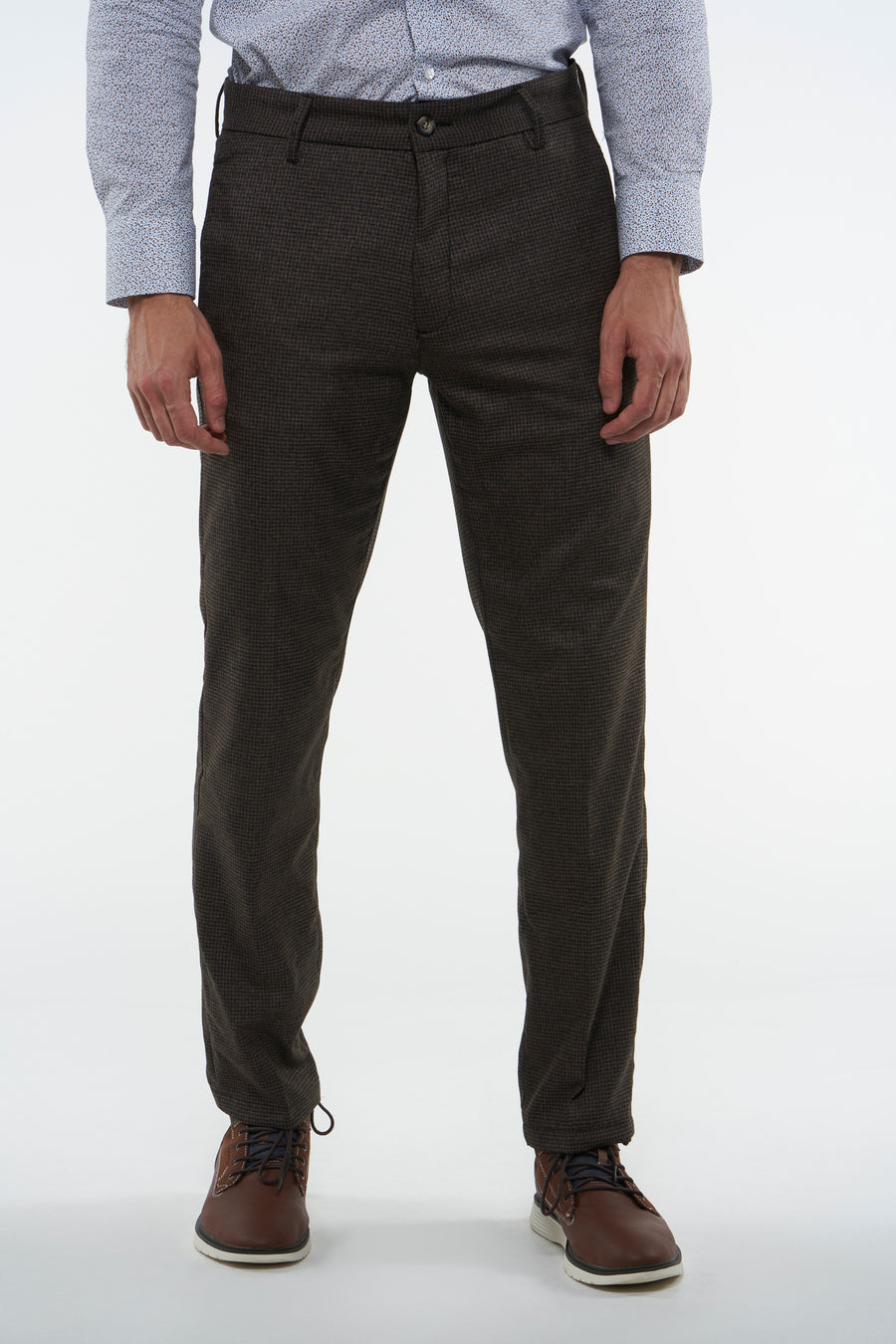 Pantalon costume - brun