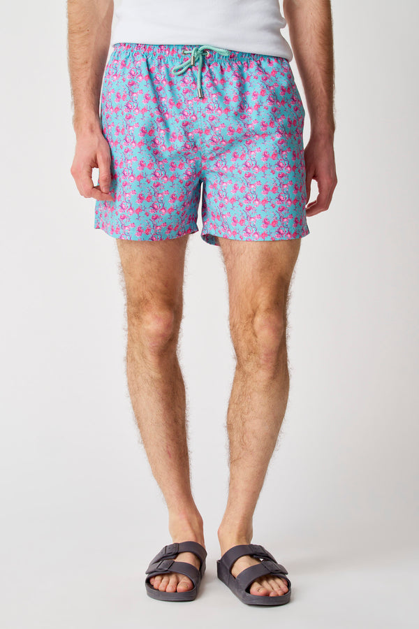 	Heren tops beachwear zwemshort Vert - Bruce & Butler