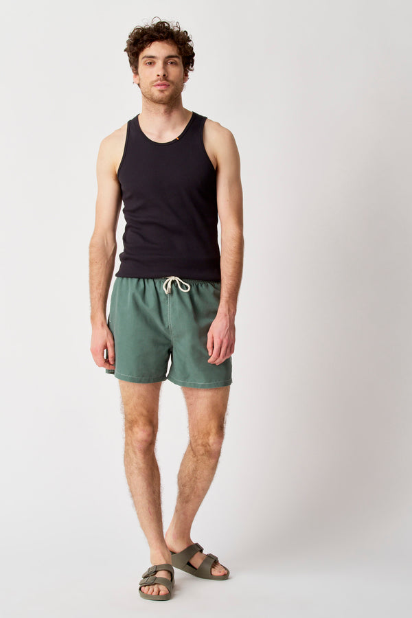 	Heren tops beachwear zwemshort Vert - Bruce & Butler