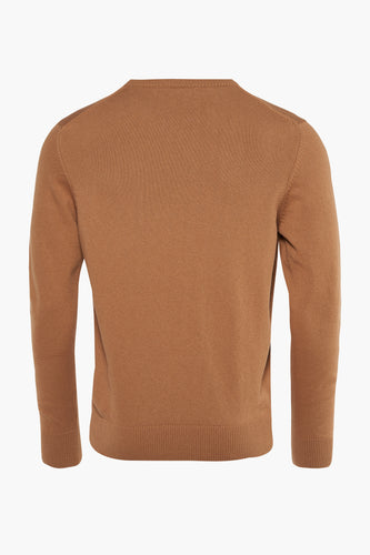 Pull à col rond - beige