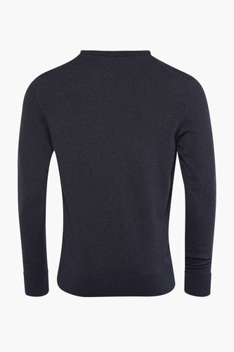 Pull à col rond - bleu - Bruce & Butler