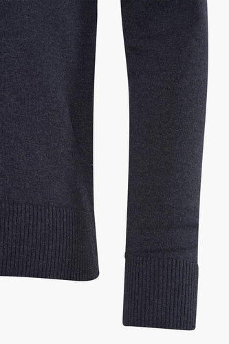 Pull à col rond - bleu - Bruce & Butler