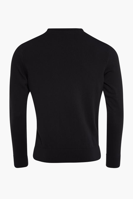 Pull à col rond - noir