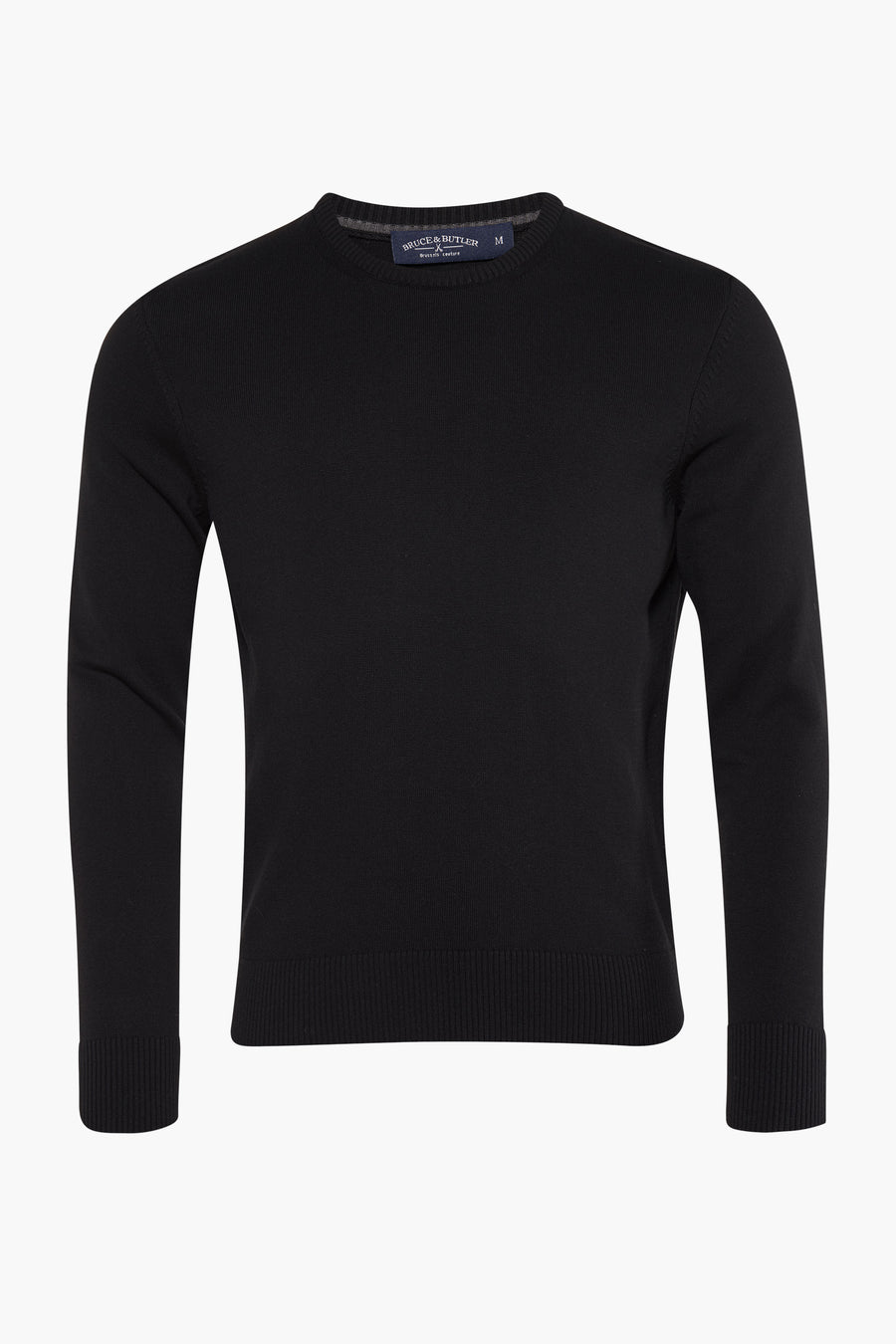 Pull à col rond - noir - Bruce & Butler