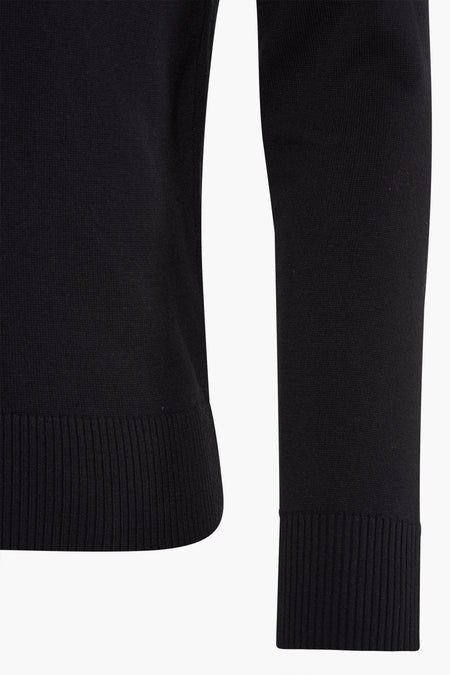 Pull à col rond - noir