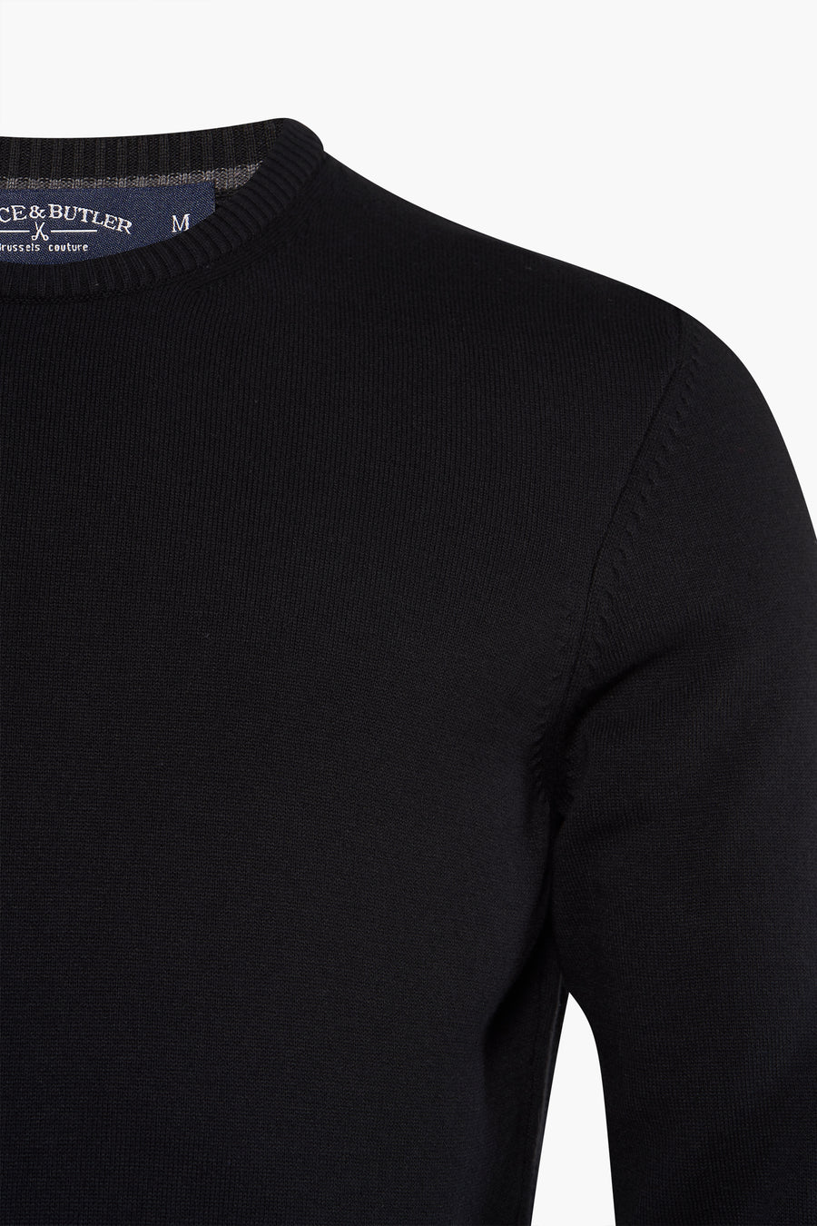 Pull à col rond - noir - Bruce & Butler