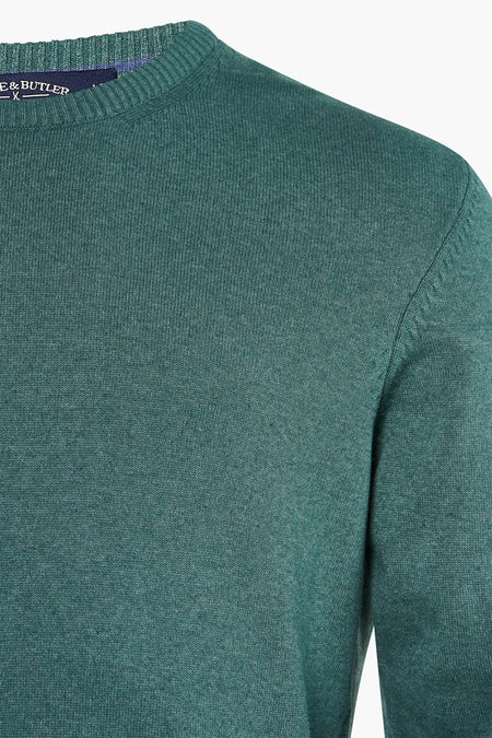 Pull à col rond - beige
