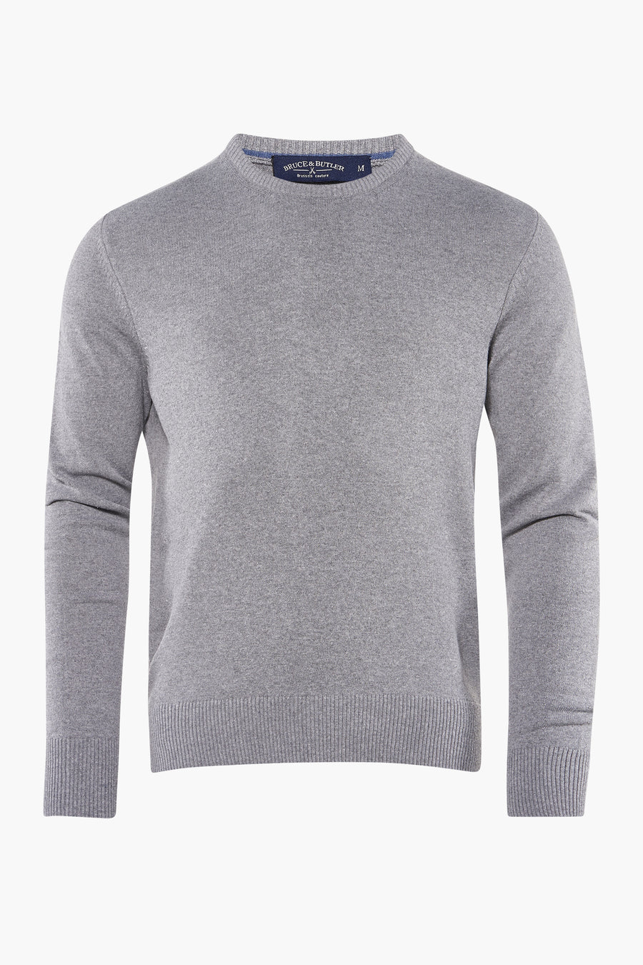 Pull à col rond - gris - Bruce & Butler