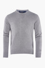 Pull à col rond - gris
