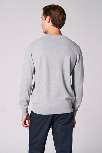 Pull à col rond - gris - Bruce & Butler