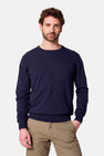 Pull à col rond - Bleu foncé